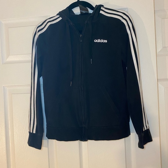 ADIDAS Essentials 3-stripe Full Zip Hoodie - Picture 9 of 12